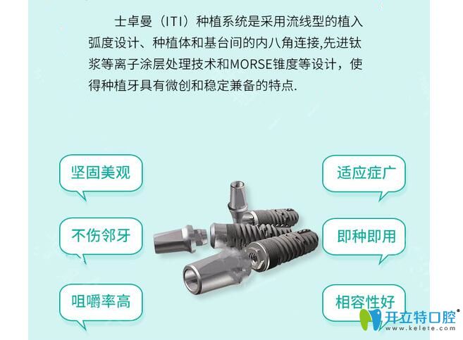 瑞士iti种植牙,实际上iti种植体的的别名叫士卓曼(straumann)种植系统